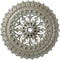 Ekena Millwork Sellek Ceiling Medallion (Fits Canopies up to 1 1/8"), 18 1/2"OD x 7/8"ID x 1 1/2"P, Flash Gold CM18SKFLS - alternate 1